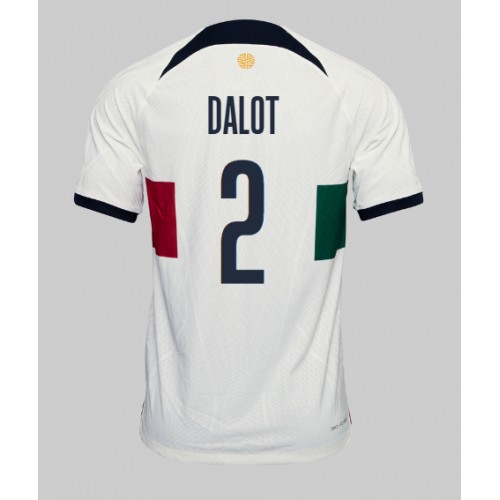 Portugal Diogo Dalot #2 Bortedrakt VM 2022 Kortermet